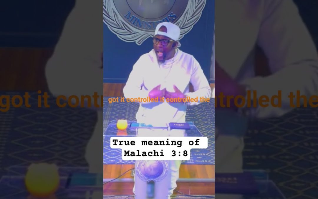 True meaning of Malachi3:8 will a man rob God. The robbers are the one’s collecting for their selves